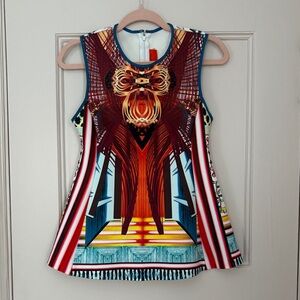 Clover Canyon Colorful Geometric Sleeveless Top